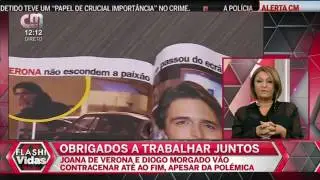 Diogo Morgado e Joana De Verona Obrigados a Trabalhar Juntos Depois de Terminarem o Romance
