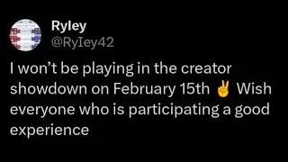Why I WITHDREW from the Creator Showdown Tournament.. 