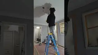 How To: Turn A Textured Ceiling Flat #construction