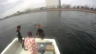 BoatSurfing longest ride ever 2minites!　2分間のロングライド