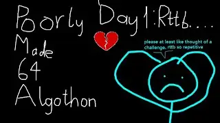 Poorly Made 64 Algothon - Day 1: Rttb...