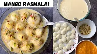 Mango Rasmalai | Angoori Rasmalai | Roshmalai | Flavours Of Food