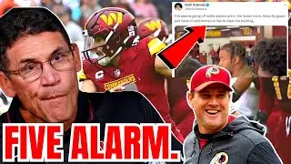 FIRE ALARMS SOUND at FEDEX FIELD! Ron Rivera NOT FIRED YET! Jay Gruden CLOWNS Commanders! NFL |