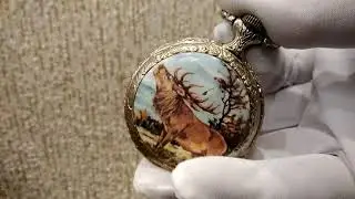 Часы Frankconia 17 камней made in Germany. Мужские карманные часы. Механика.