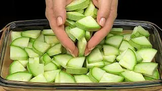 Ich mache dieses Rezept fast jeden Tag! Unglaublich leckere Zucchini! Schnelles Abendessen❗️