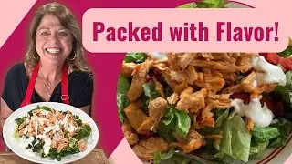 Buffalo Chicken Salad | Perfect for a Quick Lunch or Dinner