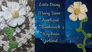 Daisy Delight;  a MUST try multi-use Daisy Crochet pattern.