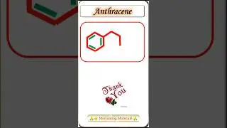 Structure of anthracene #structure #chemical #bond #chemistry #new #video