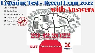 IELTS Listening Actual Test 2022 with Answers | 29.12.2022