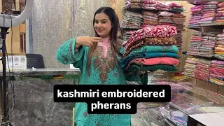 Winter mein bhi royal look 😍Pure Kashmiri Embroidered Phiran || Limited stock – watch till end ❄️✨