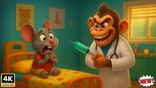 Aaj Mangalwar Hai | चूहे को बुखार है | Bandar Doctor Funny Hindi Rhyme | Kids Cartoon Rhymes