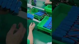 From battery to packaging, the entire process is captured! #lithiumbattery #industrialprocess