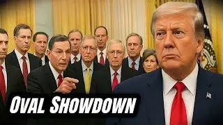 20 Republican Senators Confront Trump in the Oval Office