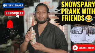 Snowspray Enjoy With Friend,s😂📷 || Crazy Friend 😅 || Viralvideo || Fun With Friend 🤣💯 || #viralvideo