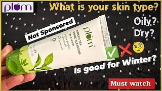 Plum green tea pore cleansing face wash review honest || Plum face wash | best face wash for winters