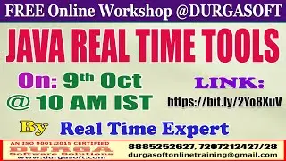 JAVA REAL TIME TOOLS (FREE Workshop) Online Training @ DURGASOFT