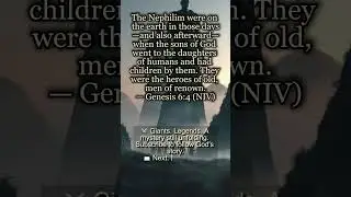 Genesis 6:4 | Bible Verse Shorts