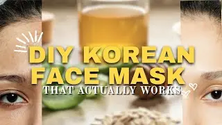 I Tried a DIY Korean Face Mask at Home | Amazing Results | Skincare✨