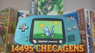 Mew Shiny Hunt in Pok&eacute;mon Emerald with 14495 checks straight from the cartridge.