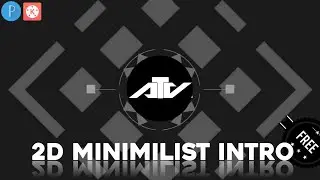 How to make 2d Minimal intro in kinemaster | Kinemaster tutorial | Pixellab