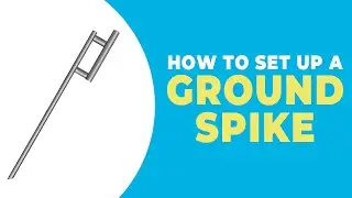 HOW TO SET UP YOUR GROUND SPIKE FOR YOUR ADVERTISING FLAG