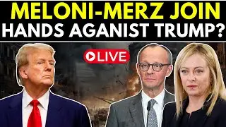 Live | Giorgia Meloni and German Chancellor Friedrich Merz Hold Press Conference After Talks | Live