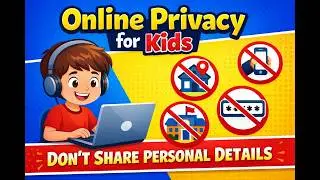 Don&rsquo;t Share Personal Details Online! Internet Safety for Kids| CYBER HELPS NGO| KIDS DONT SHARE
