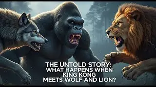 The Untold Story: What Happens When King Kong Meets Wolf and Lion? veo3