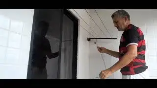 COMO INSTALAR VARAL EM CASA QUE LEVANTA E BAIXA.  VÍDEO 02