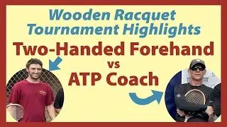 2-Handed Forehand vs ATP Coach (Highlights)