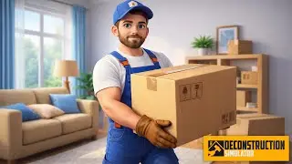 Deconstruction Simulator - Evin Mobilyalarını Depoya Taşıyoruz