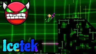 Icetek by Emariii 100% (Platformer Medium Demon) - Geometry Dash 2.2