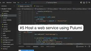 Create Render clone using Node.js and Pulumi #5 - Host a web service using Pulumi