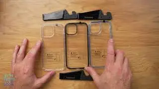 CASEKOO Clearlock iPhone 15 phone case with extra stand