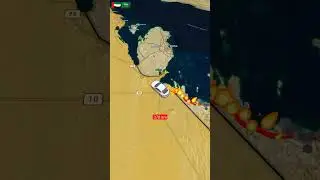 Abu Dhabi UAE to Doha Qatar #abudhabi #uae #qatarairways #doha #dubai #viral #palestine #map #travel