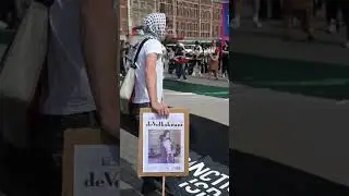 Amsterdam protesters use empty pots to draw attention to Gaza famine