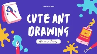 A Beautiful Ant drawing Easy #HowToDraw #arttutorial #sketching #learnart #artacademy #art #drawing