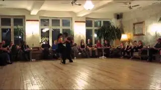 Gaia 'n' Leandro performing in nou Studentenmilonga, Berlin December 2014   2