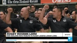 New Zealand pays a last tribute to its rugby legend Jonah Lomu