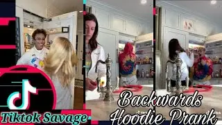 BACKWARDS HOODIE PRANK (TIKTOK PRANK VIDEOS COMPILATIONS)