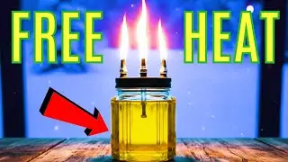 😱No Gas, No Wood!🔥This DIY Reused Vegetable Oil Stove, Gives You FREE Heat All Winter❄️