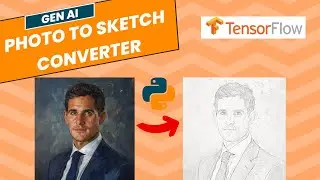 Photo to Sketch Converter using Tensorflow, Keras, and OpenCV in Python | Hosting with Streamlit