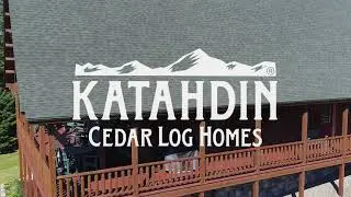 Log Homes Drone Tour