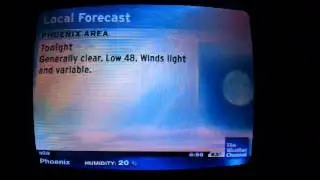 Record High Temperatures in Phoenix, AZ: TWC Local Foresast 1-21-2013 8:58 PM