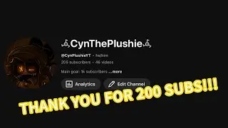THANK YOU FOR 200 SUBS!!!