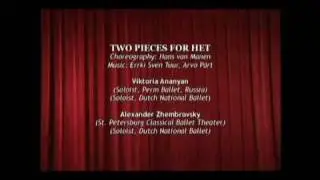 Today's Stars of The Russian Ballet (2010) - Two Pieces for HET 3