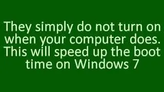 How to Make Windows 7 Run Faster