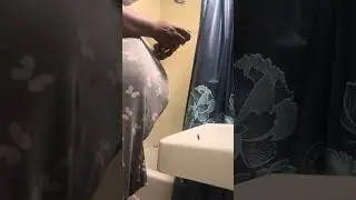 Let’s clean the bathroom listen to music