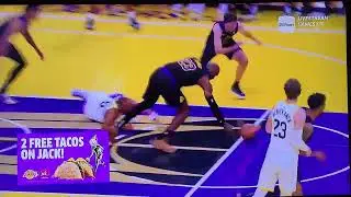 Lakers Blowout Jazz 131-99 Free Taco in LA. Wow!!!