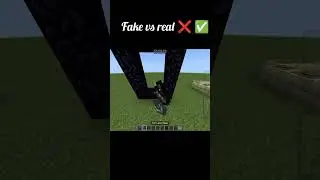 Minecraft Logic 💀 Fake vs Real 🤔#minecraft #fyp #foryou
